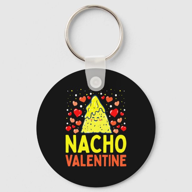 Porte-clés Nacho Valentine Valentines Day Food Pun Mexican Jo (Recto)