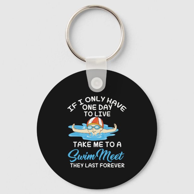 Porte-clés nage Swim Sport Cadeau (Recto)