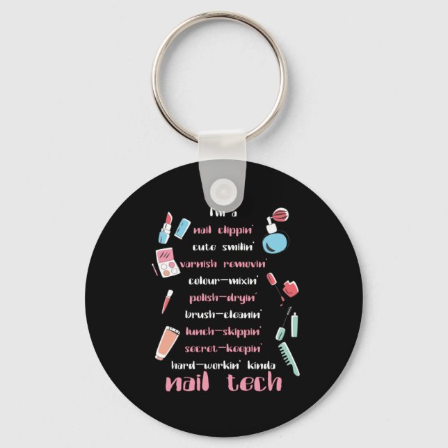 Porte-clés Nail Tech (Recto)