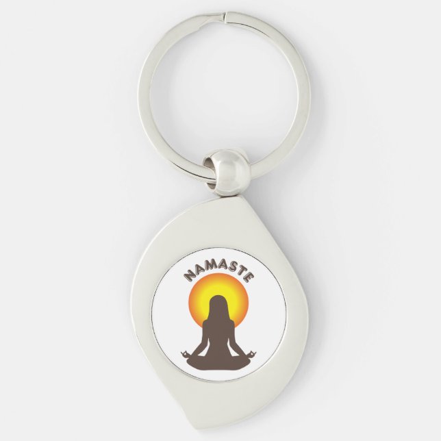 Porte-clés Namaste (Devant)
