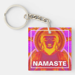 Porte-clés Namaste Bouddha