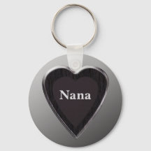 Nana Heart Keychain