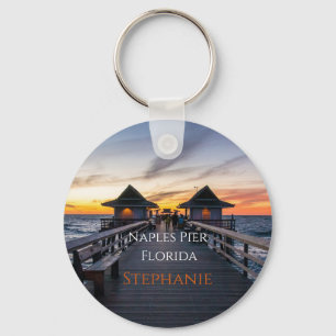 Porte-clés Naples Pier Floride Nom Porte - clé