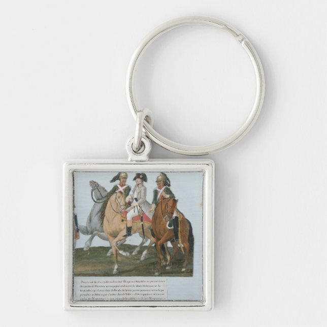 Porte-clés Napoleon Bonaparte et la sentinelle de Varsovian (Devant)