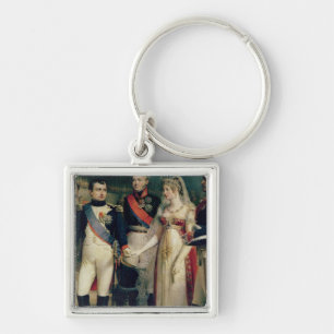 Porte-clés Napoleon Bonaparte recevant la Reine Louisa