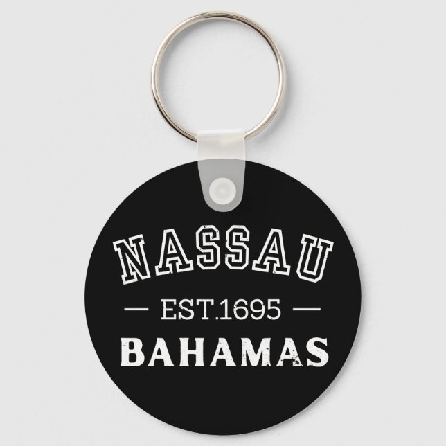 Porte-clés Nassau Bahamas (Recto)