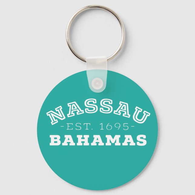 Porte-clés Nassau Bahamas (Recto)