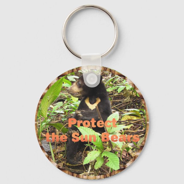 PORTE-CLÉS NATALIE PORTE - CLÉ DE L'OURS SOLEIL (Recto)