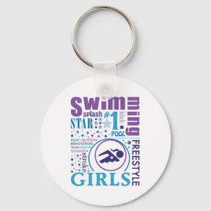 Porte-clés Natation Bourne