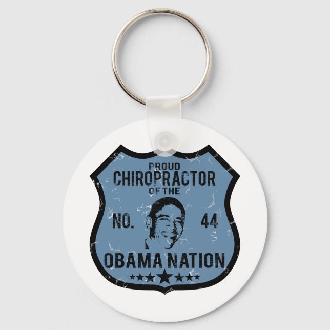 Porte-clés Nation chiropracteur Obama (Recto)