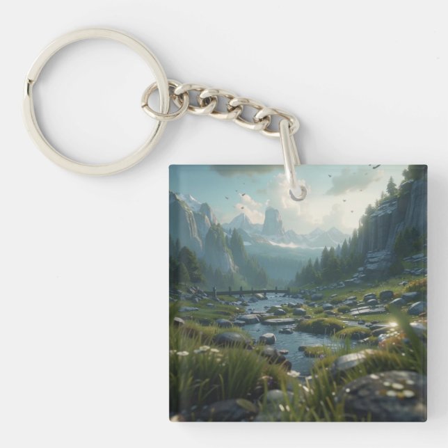 Porte-clés Nature 21. (Devant)