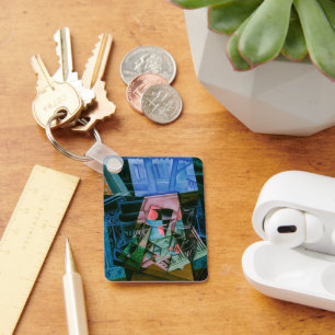 Porte-clés Nature morte devant une fenêtre ouverte de Juan Gr