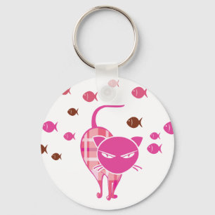 Porte-clés Naughty Cat