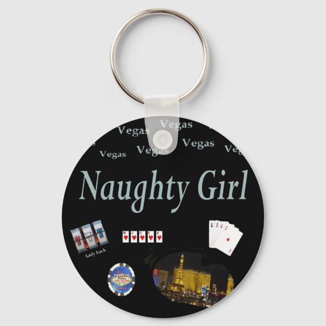 Porte-clés Naughty Girl Las Vegas Porte - clé (Recto)