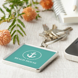 Porte-clés Nautical Beach House Anchor