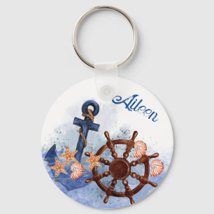 Porte-clés Nautical Beach Wedding Bridesmaid Cadeau