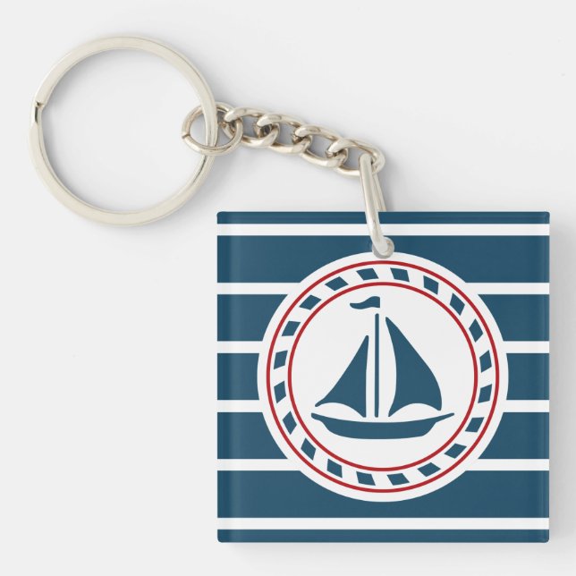 Porte-clés Nautical design (Devant)