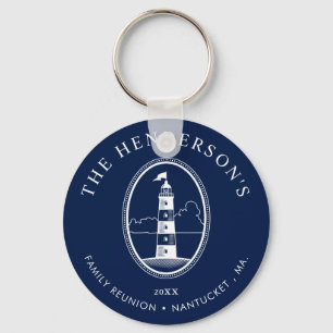 Porte-clés Nautique Thème Famille Réunion Phare Marine