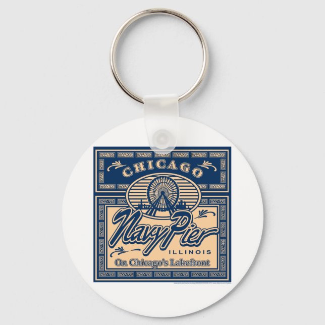 Porte-clés Navy Pier Chicago (Recto)