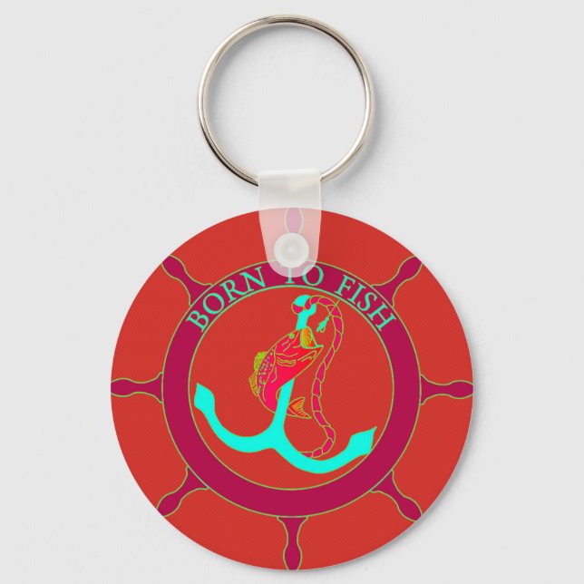 Porte-clés Né à la pêche (Recto)