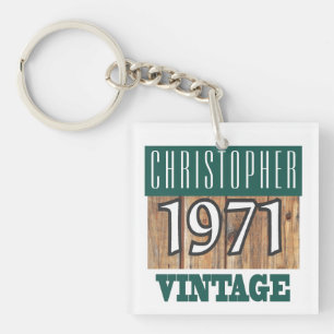 Porte-clés Né en 1971 Porte - clé Vintage