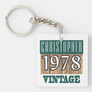 Porte-clés Né en 1978 Porte - clé personnalisé