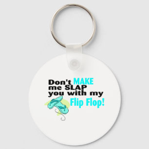 Porte-clés Ne me fais pas te gifler avec mon tonneau