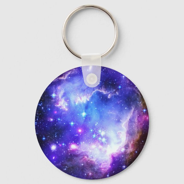 Porte-clés Nebula bleue (Recto)