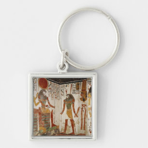 Porte-clés Nefertari est apporté avant le dieu