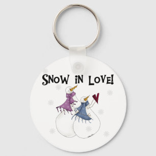 Porte-clés Neige en amour T-shirts et cadeaux Snowman