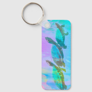 Porte-clés Neon Turtle