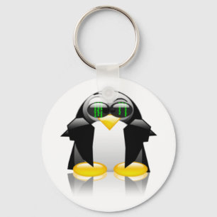 Porte-clés néon tux
