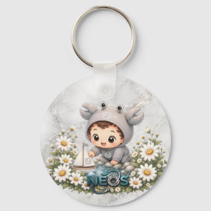 Porte-clés Neos Kawaii Zodiaque Cancer