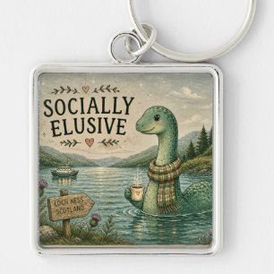 Porte-clés Nessie Cryptide Confortable Élusive Socialement Lo