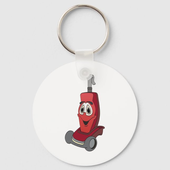 Porte-clés Nettoyeur de vide rouge (Recto)