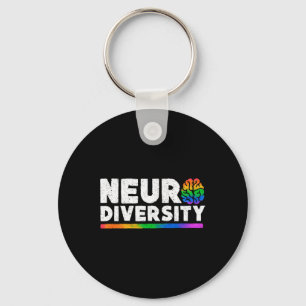 Porte-clés Neurodiversité Autisme Et Sensibilisation À La San