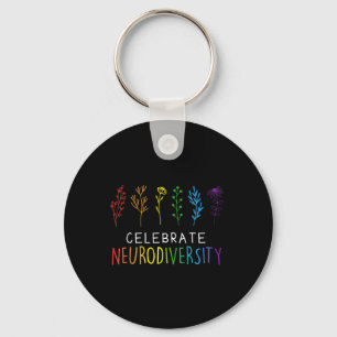 Porte-clés Neurodiversité Sensibilisation sur l'autisme en sa