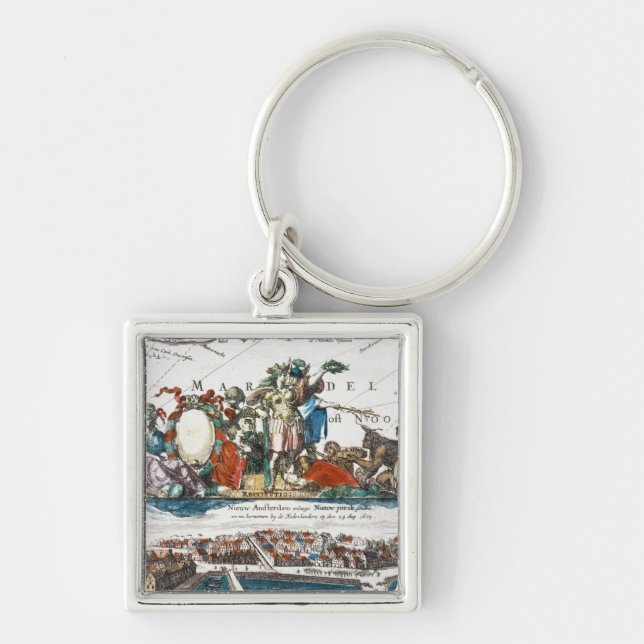 PORTE-CLÉS NEW AMSTERDAM, 1673 (Devant)
