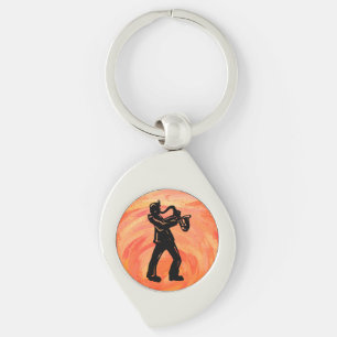 Porte-clés New York Boogie Nights Saxophone Orange
