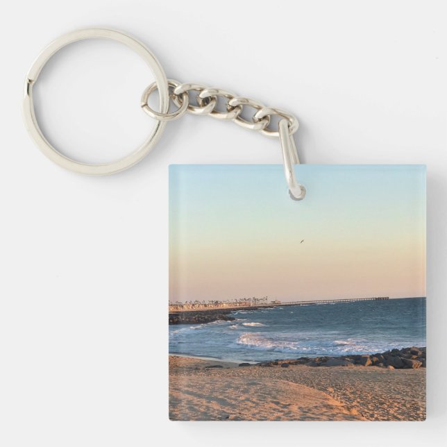 Porte-clés Newport Beach at Sunset, Californie (Devant)
