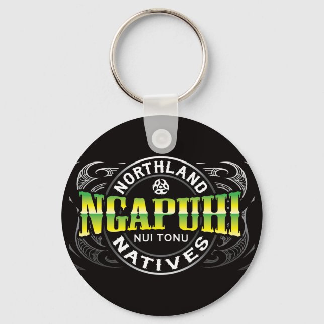 Porte-clés Ngapuhi Lifer Chrome (Recto)