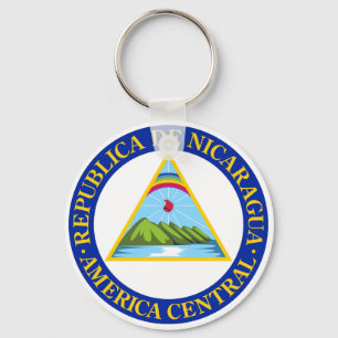 Porte-clés NICARAGUA - drapeau/emblème/blason/symbole
