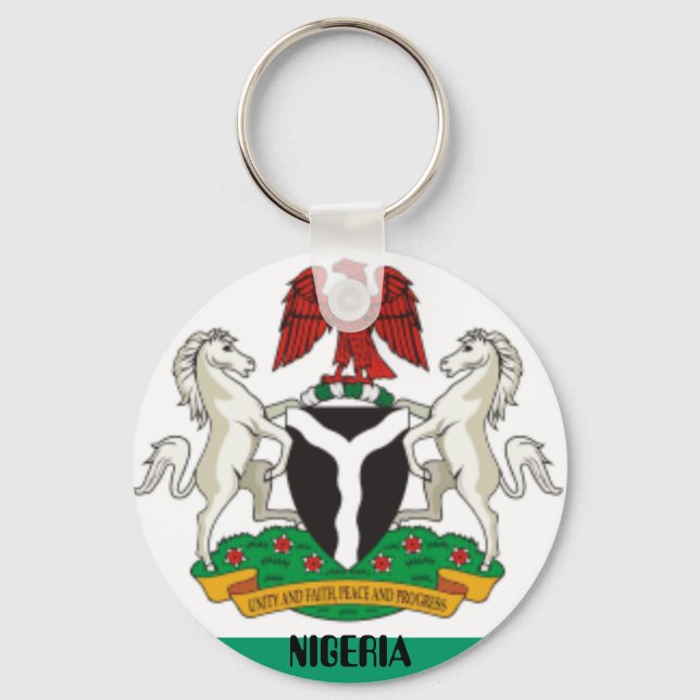 Porte-clés Nigeria_coa, NIGERIA (Recto)
