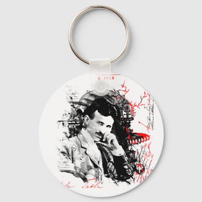 Porte-clés Nikola Tesla (Recto)