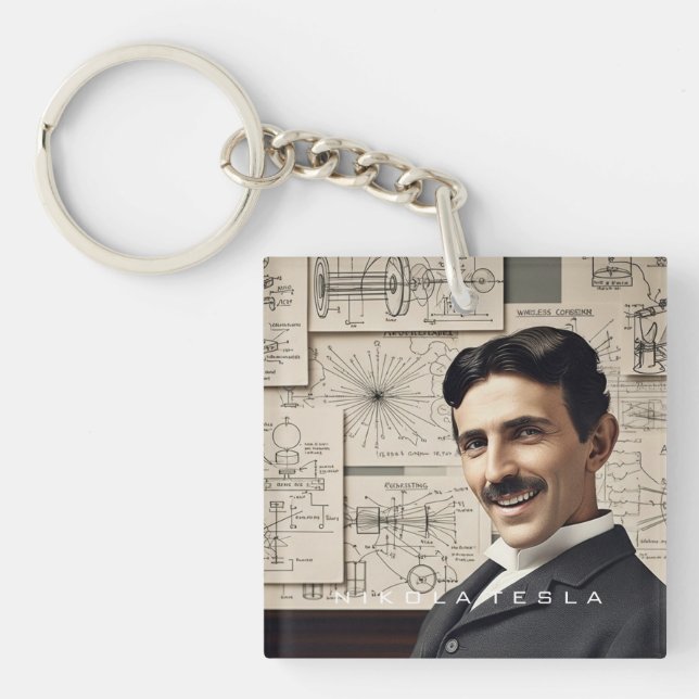 Porte-clés Nikola Tesla - 369 Key for the Universe (Devant)