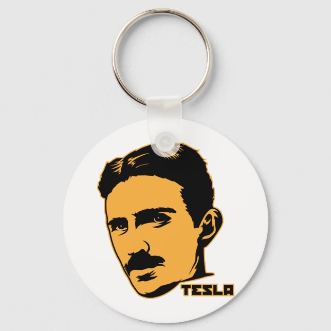 Porte-clés Nikola Tesla Porte - clé Portrait (Recto)