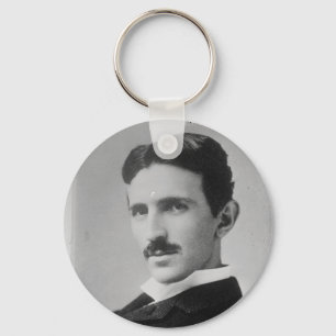 Porte-clés Nikola Tesla Portrait
