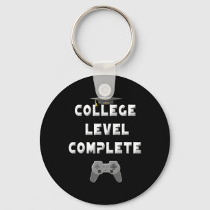 Porte-clés Niveau collégial Complet Gamer Diplôme Cadeaux Shi