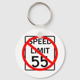 Porte-clés No 55 mi/h Speed Limit Sign