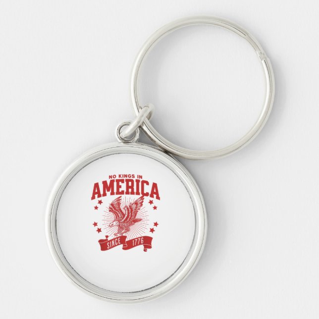 Porte-clés No Kings In America Since 1776 USA  Eagle (Devant)